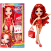 MGA Entertainment Rainbow High Swim & Style Úszás és Stílus Ruby baba - Piros (507277-EUC)