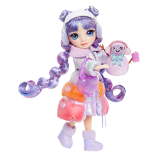 MGA Entertainment Rainbow High Winter Wonderland Doll- Violet (Purple) baba