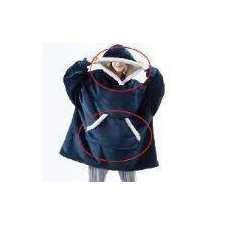 MH Protect FEKETE TAKARÓ KAPUCNIS PULÓVER lakástextília