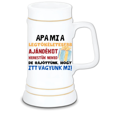 Mi vagyunk a tökéletes ajándék - Kerámia Söröskorsó sörös pohár
