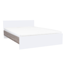  Miami franciaágy ágyneműtartó nélkül 160x200 cm fehér-yorki tölgy ágy és ágykellék