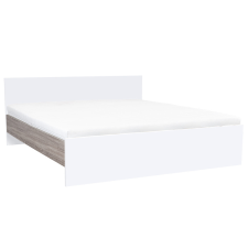  Miami franciaágy ágyneműtartó nélkül 180x200 cm fehér-yorki tölgy lakástextília