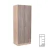  Miami gardróbszekrény 80x205 cm yorki tölgy-sonoma tölgy
