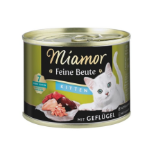 Miamor Feine Beute Kitten Poultry Baromfival a cicáknak 12x185g macskaeledel