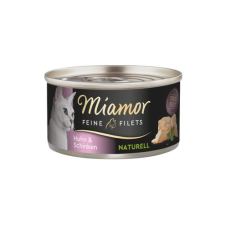 Miamor Feine Filets Naturell Chicken&Ham 80g macskaeledel