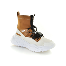 Miana női utcai cipő MISTICO M20-2-530-0914/barna-feher