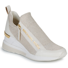 MICHAEL KORS MICHAEL Michael Kors Magas szárú edzőcipők WILLIS WEDGE TRAINER Bézs 37