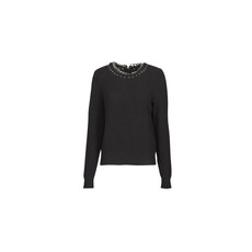 MICHAEL KORS MICHAEL Michael Kors Pulóverek CHAIN NK SWEATER Fekete EU XL