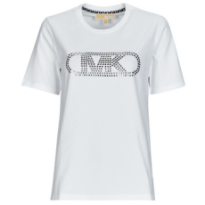 MICHAEL KORS MICHAEL Michael Kors Rövid ujjú pólók CROP GWSH EMPIRE STUD TEE Fehér EU M