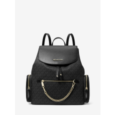  MICHAEL KORS női Jet Set nagy logo hátizsák fekete