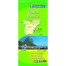 MICHELIN 123. Costa Blanca térkép Michelin 1:130 000 térkép