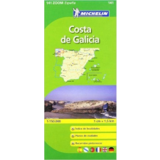 MICHELIN 141. Costa de Galicia térkép Michelin 1:150 000 térkép