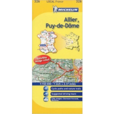MICHELIN 326. Allier / Puy-de-Dome térkép 0326. 1/150,000 térkép