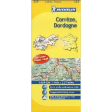 MICHELIN 329. Correze / Dordogne térkép 0329. 1/175,000 térkép