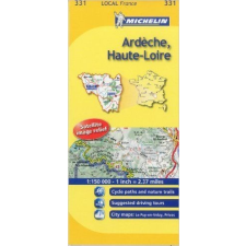 MICHELIN 331. Ardéche Haute-Loire térkép Michelin 1:150 000 térkép