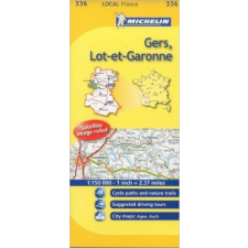 MICHELIN 336. Gers, Lot-et-Garonne térkép Michelin 1:150 000 térkép