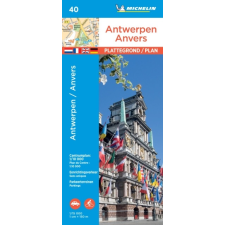 MICHELIN 40. Antwerpen térkép Michelin Antwerpen várostérkép térkép