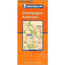 MICHELIN 514. Champagne &amp; Ardennes térkép Michelin 1:200 000 térkép
