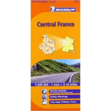 MICHELIN 518. Közép-Franciaország térkép Michelin 1:300 000 térkép