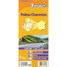 MICHELIN 521. Poitou, Chareutes térkép Michelin 1:200 000 térkép