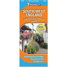 MICHELIN 608. South West England térkép Michelin 1:400 000 térkép