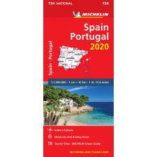 MICHELIN 734. Spanyolország és Portugália térkép Michelin 1:1 000 000 térkép