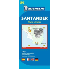 MICHELIN 89. Santander térkép Michelin 1:7 000 térkép