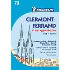 MICHELIN Clermont-Ferrand térkép Michelin 70. 1:12 000 térkép