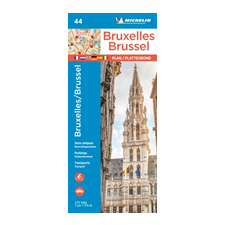 Michelin Éditions des Voyages Michelin Brussels Map 44 idegen nyelvű könyv