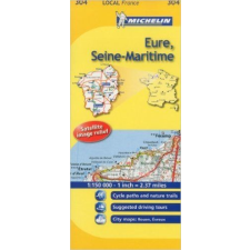 MICHELIN Eure / Seine-Maritime térkép 0304. 1/175,000 térkép