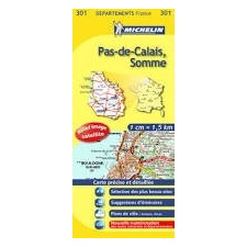 MICHELIN Local Maps Pas-de-Calais / Somme térkép 0301. 1/150,000 térkép