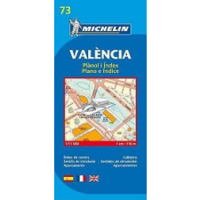 MICHELIN Map 9073 Valencia idegen nyelvű könyv