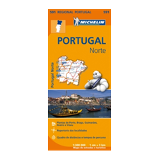 MICHELIN Portugal Norte idegen nyelvű könyv