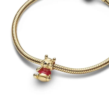  Micimackó bűbáj, 925 ezüstből készült, kompatibilis a Pandora karkötővel karkötő