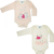 Micimackó Disney Micimackó baba body 2 db-os virág 68/74cm