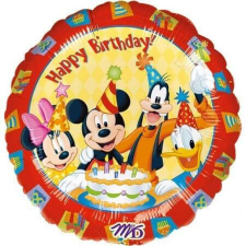 Mickey Disney Mickey Happy Birthday fólia lufi 43cm party kellék