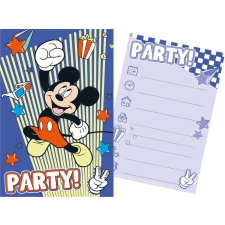 Mickey Disney Mickey party meghívó 5 db-os party kellék