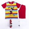  Mickey egér kisfiú pamut pizsama - rövid ujjú pizsama - nyári együttes - piros - 116