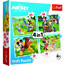  Mickey Egér Szuper Napja 4 az 1-ben Puzzle puzzle, kirakós