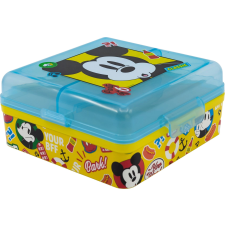  Mickey Mouse szögletes uzsonnás doboz uzsonnás doboz