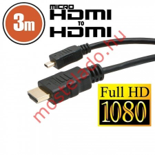  Micro HDMI kábel 3m (20425) audió/videó kellék, kábel és adapter
