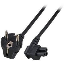 Microconnect 90 fokos notebook tápkábel 1.8m (PE010818A) kábel és adapter