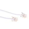 Microconnect ACT RJ11 - RJ11 cable, White 2.0m 2 M Fehér (ModularCable RJ11 6P/4C 2m)