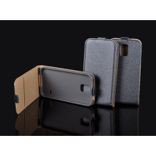 Microsoft Lumia 430 grafit szürke szilikon keretes vékony flip tok tok és táska