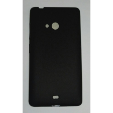 Microsoft Lumia 540 Dual fekete matt szilikon tok és táska