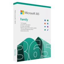 Microsoft Office 365 Family (6 eszköz /1 év) (Elektronikus licenc) irodai és számlázóprogram