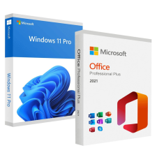 Microsoft Windows 11 Pro (OEM) + Microsoft Office 2021 Professional Plus (Online aktiválás) (Elektronikus licenc) irodai és számlázóprogram