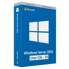 Microsoft Windows Server 2016 User CAL (10) operációs rendszer