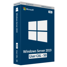 Microsoft Windows Server 2019 User CAL (50) [RDS] operációs rendszer