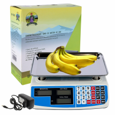 Micul Fermier 40 kg-os elektronikus mérleg 4V 4Ah akkumulátorral konyhai mérleg